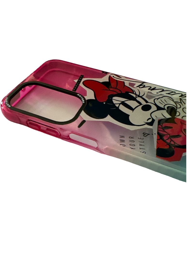 Carcasa Para iPhone 13 Pro Diseño Disney Minnie Lila-2