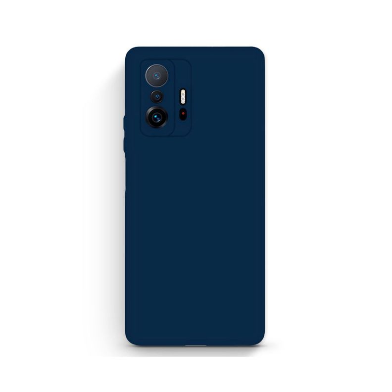 Carcasa Para Xiaomi Mi 11T Pro Goma Azul-0