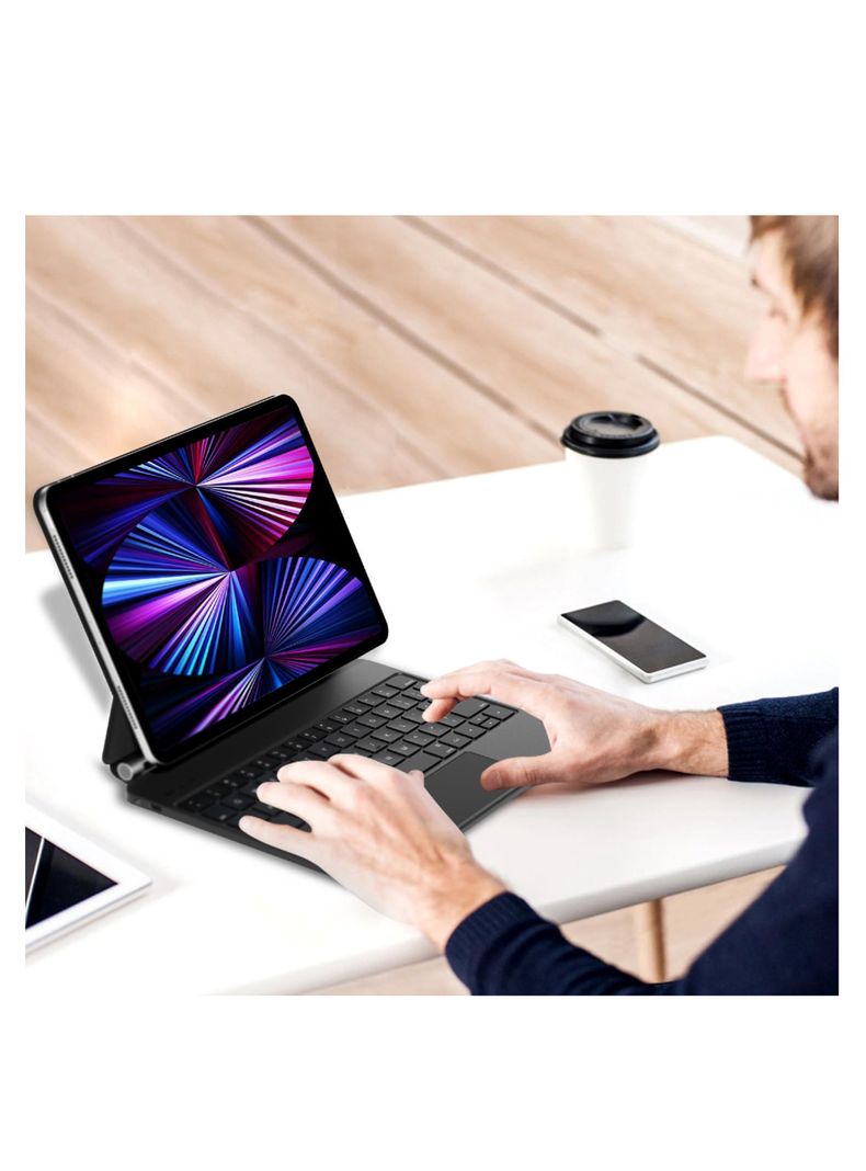 Funda Con Teclado Magnético Para iPad 10.9 Decima 2022-2