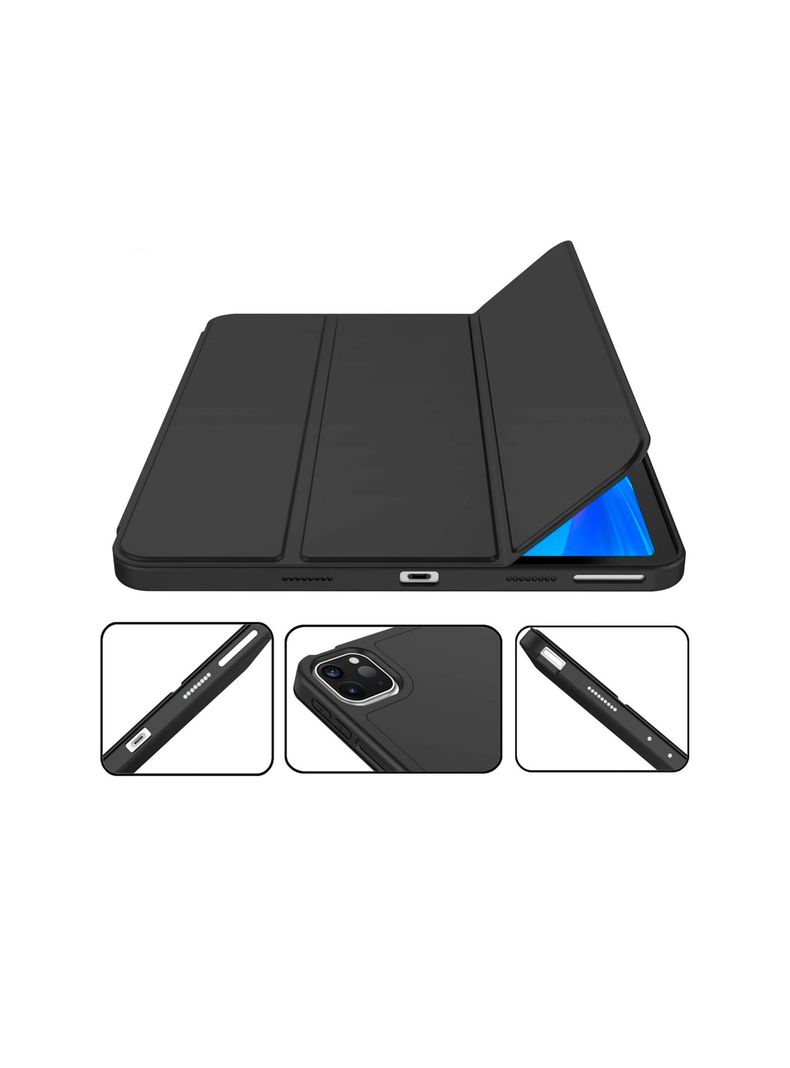 Funda SmartCover Para iPad 11 / iPad 11 Pro Con Ranura Negro-3