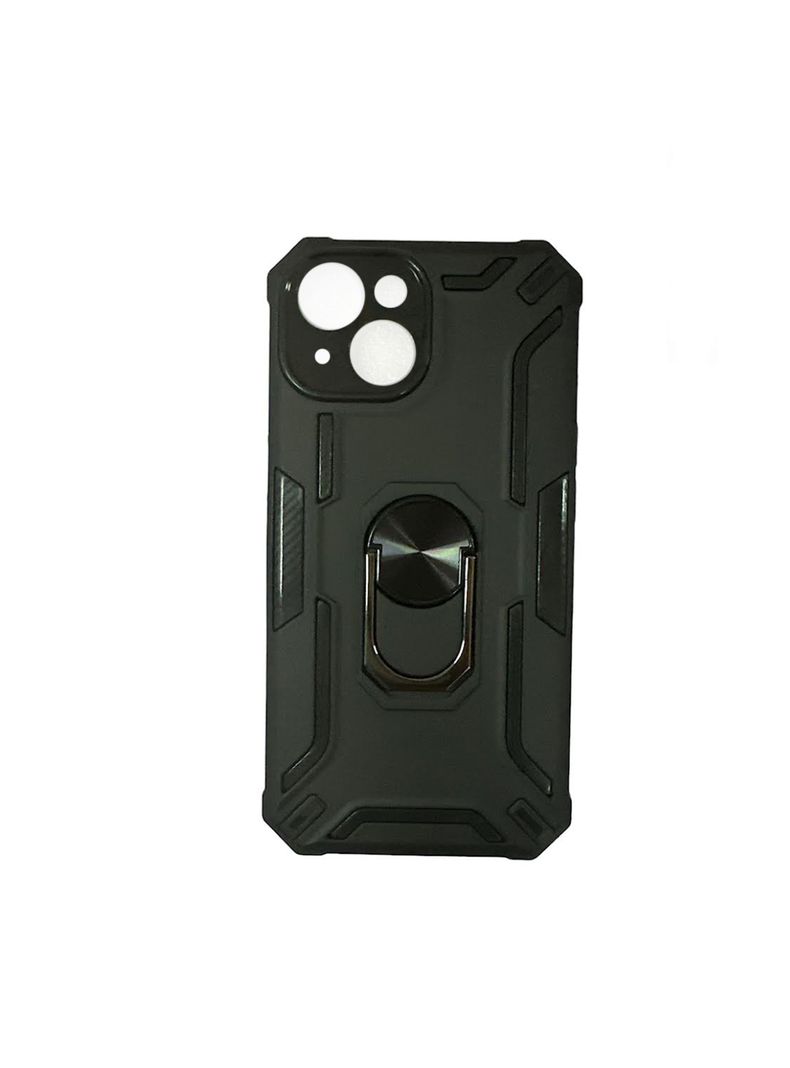 Carcasa Funda Para iPhone 14 Con Anillo Soporte Negro-0
