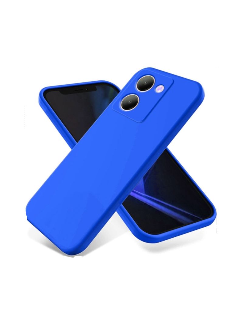 Carcasa Silicona Para Vivo Y36 5g Azul Rey-0