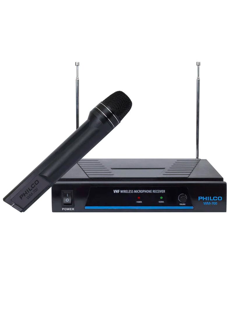Microfono Inalambrico Individual Receptor VHF Philco WM-700-0