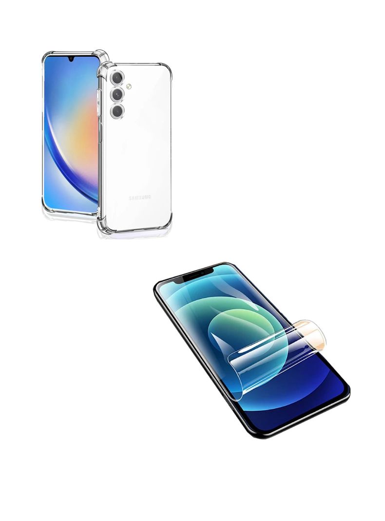 Carcasa Lami Hidrogel Clear Transparente Para Samsung A56 5G-0