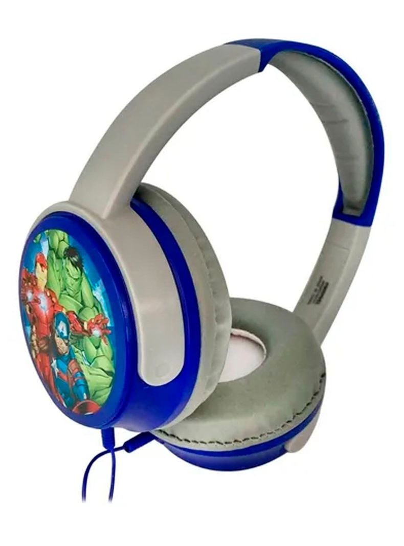 Audiófonos Con Cable Temático Avengers Micrófono Desmontable-1