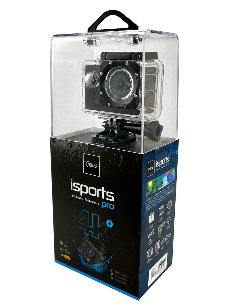 Camara Deportiva Grabadora Sumergible Wifi Isport Pro4K Mlab-3