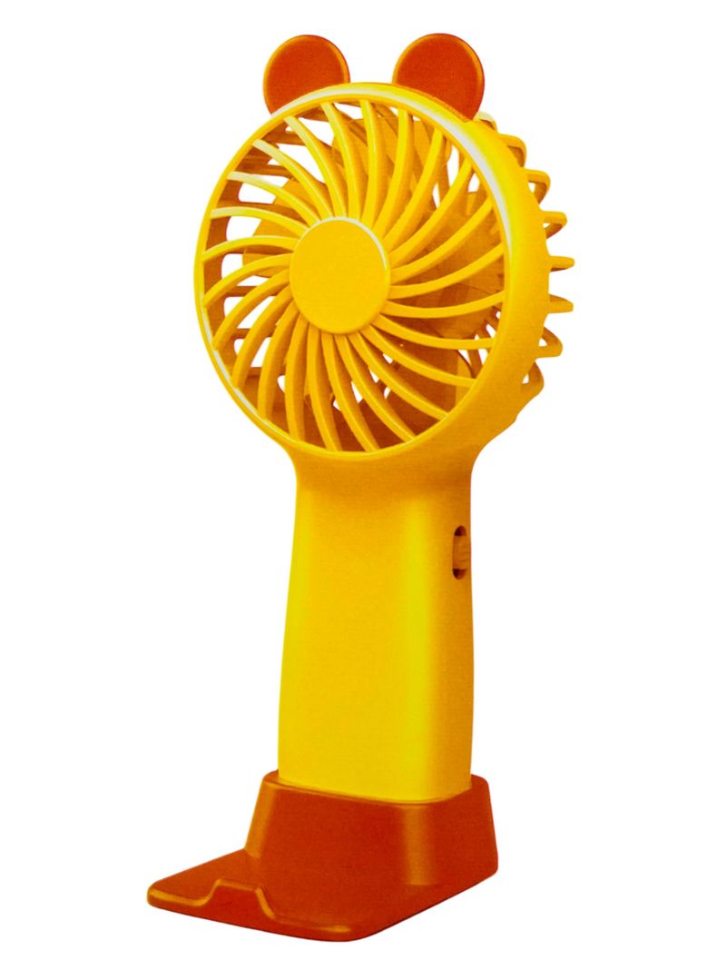 Mini Ventilador Portatil Recargable Tecnolab TL672 Amarillo-0