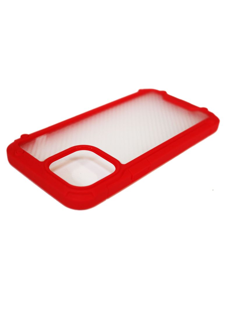 Carcasa Anti-Golpe Para iPhone 13 Pro Max Rojo-1