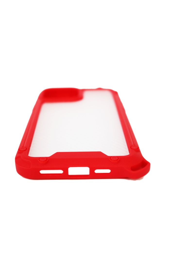 Carcasa Anti-Golpe Para iPhone 13 Pro Max Rojo-3