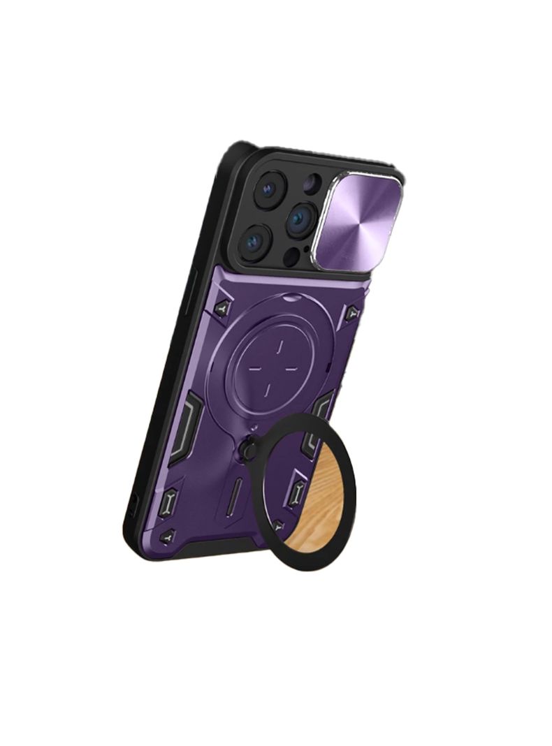 Carcasa Tipo Armor Para iPhone 15 Pro Rojo-3