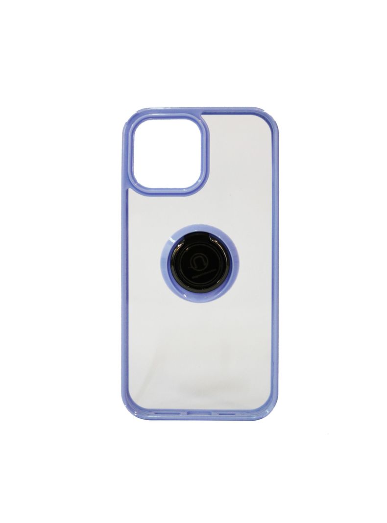 Carcasa Anti-Shock Para iPhone 13 Pro Max Con Anillo Lila-0