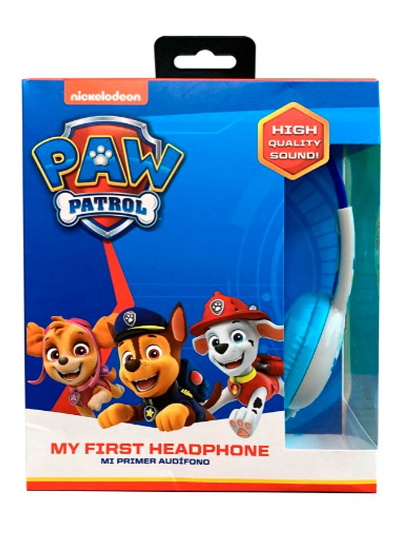 Audifonos Con Cable Diseño Paw Patrol Conexión 3.5mm Blanco-3