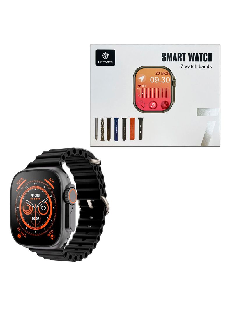 Reloj Inteligente SmartWatch Bluetooth Deportivo 7 Correa BK-0