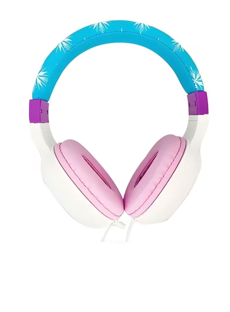 Audifonos Estero Con Cable Microfono Disney Frozen Lila-2