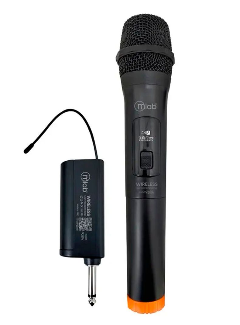 Micrófono Inalambrico UHF Portatil Batería Recargable SM84-0
