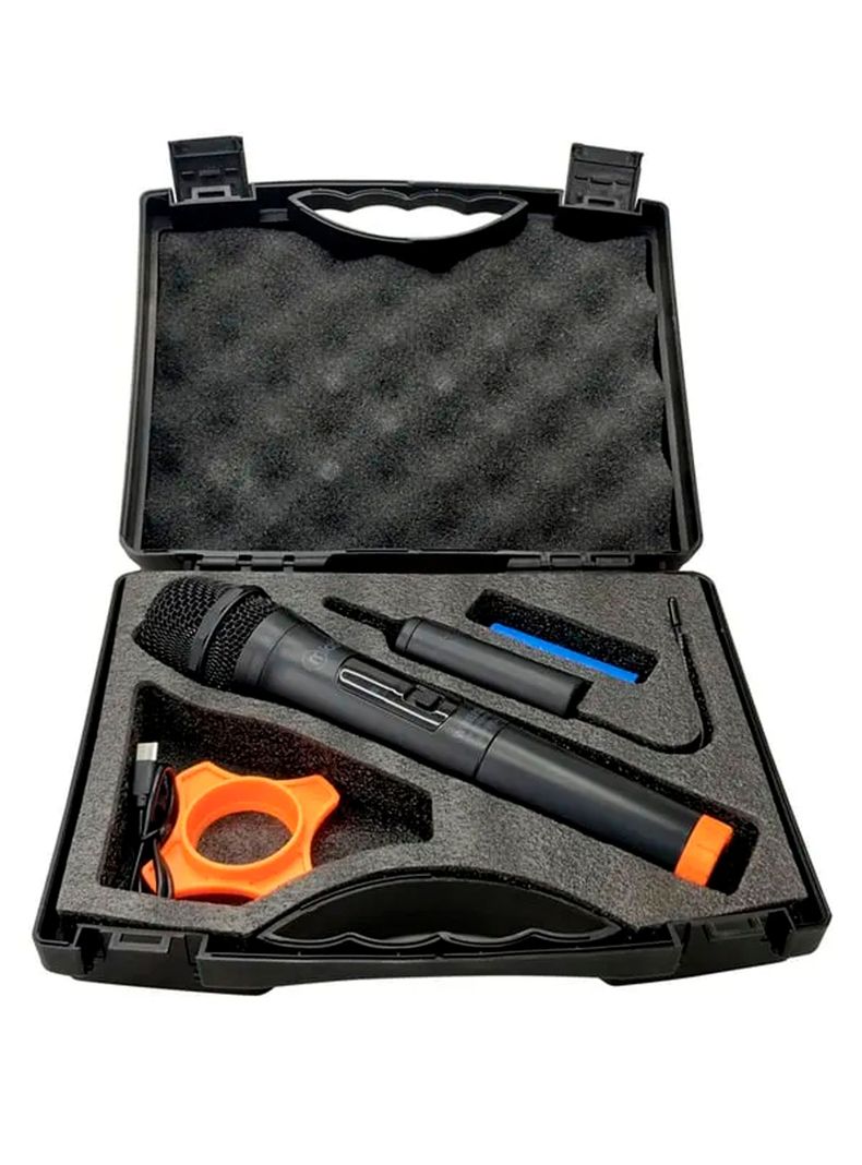 Micrófono Inalambrico UHF Portatil Batería Recargable SM84-1