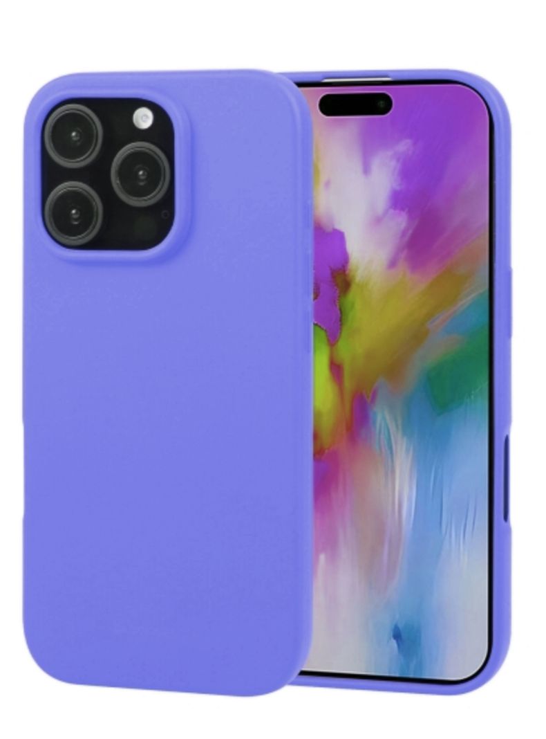 Carcasa Para IPhone 16 Pro Max Goma Lila-0