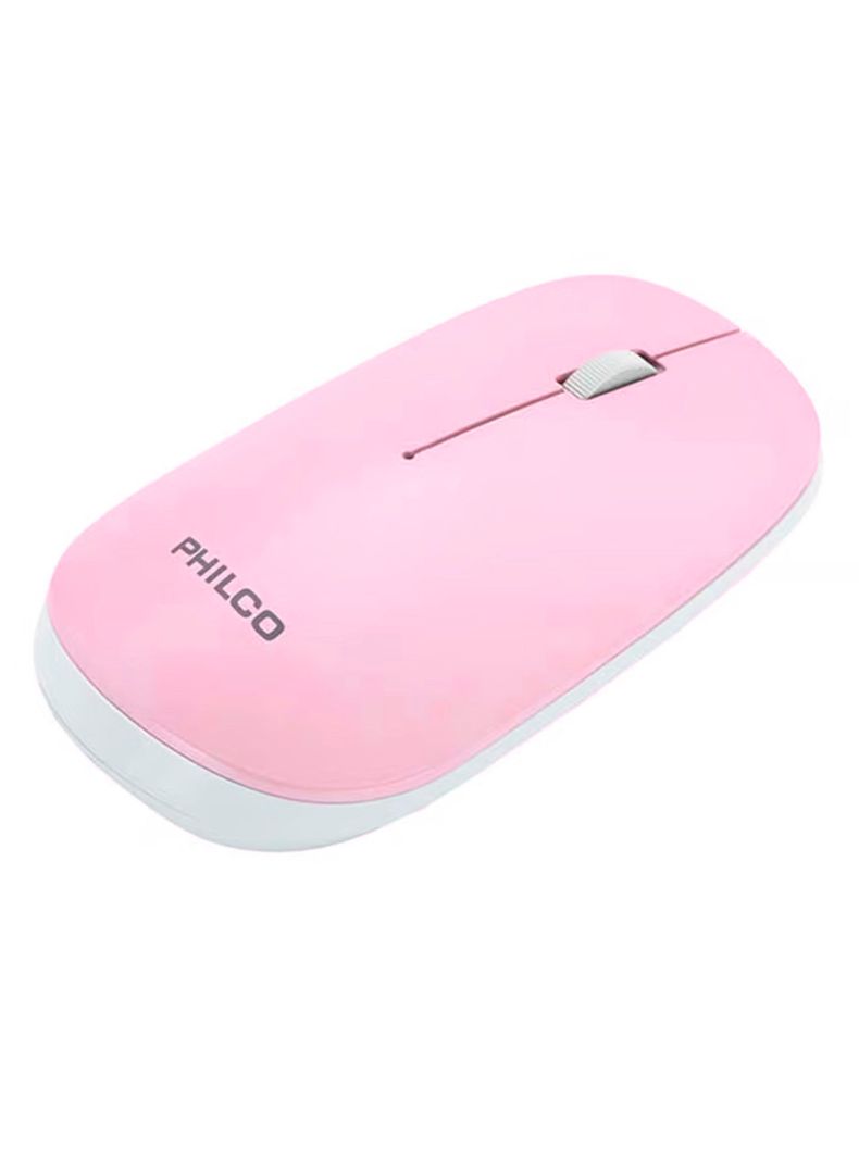 Mouse Inalámbrico Portatil Receptor USB Philco 29R7305P Rosa-0