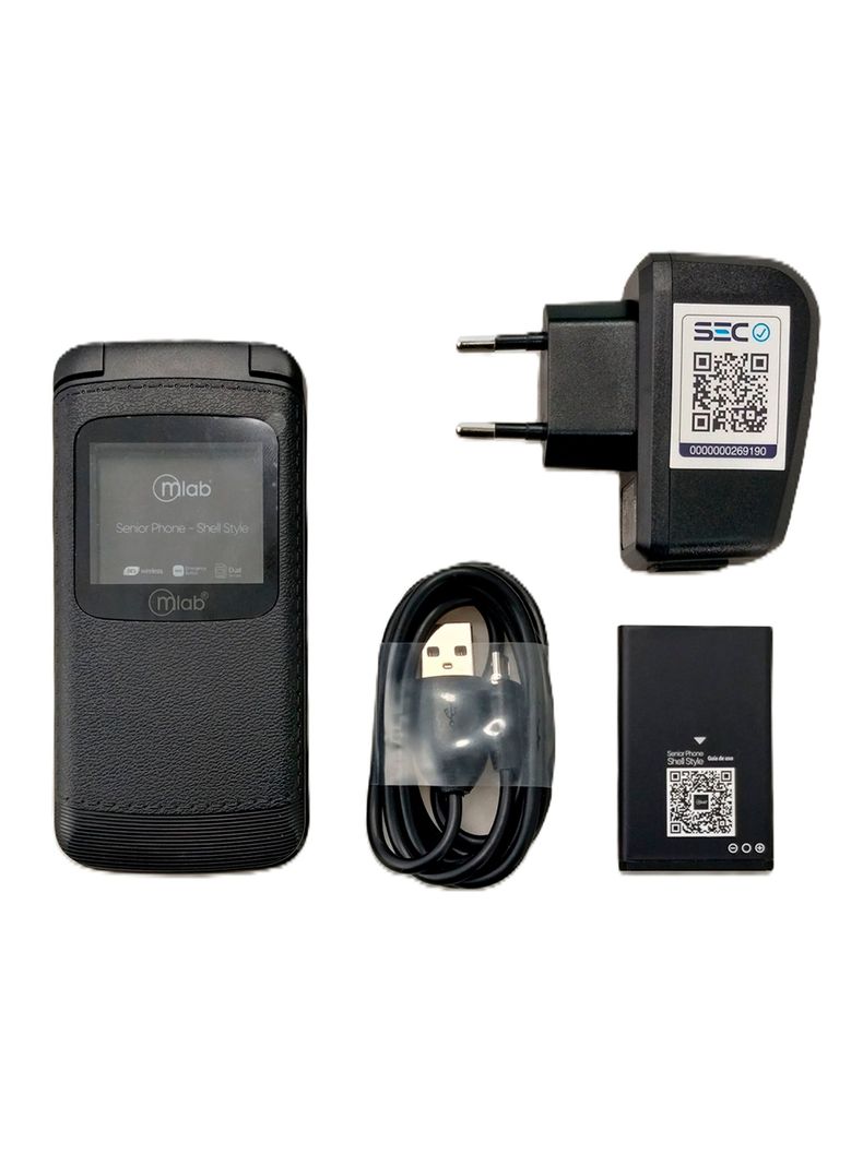 Telefono Celular Adulto Mayor 4G Senior 1.7" Almeja Dual Sim-4