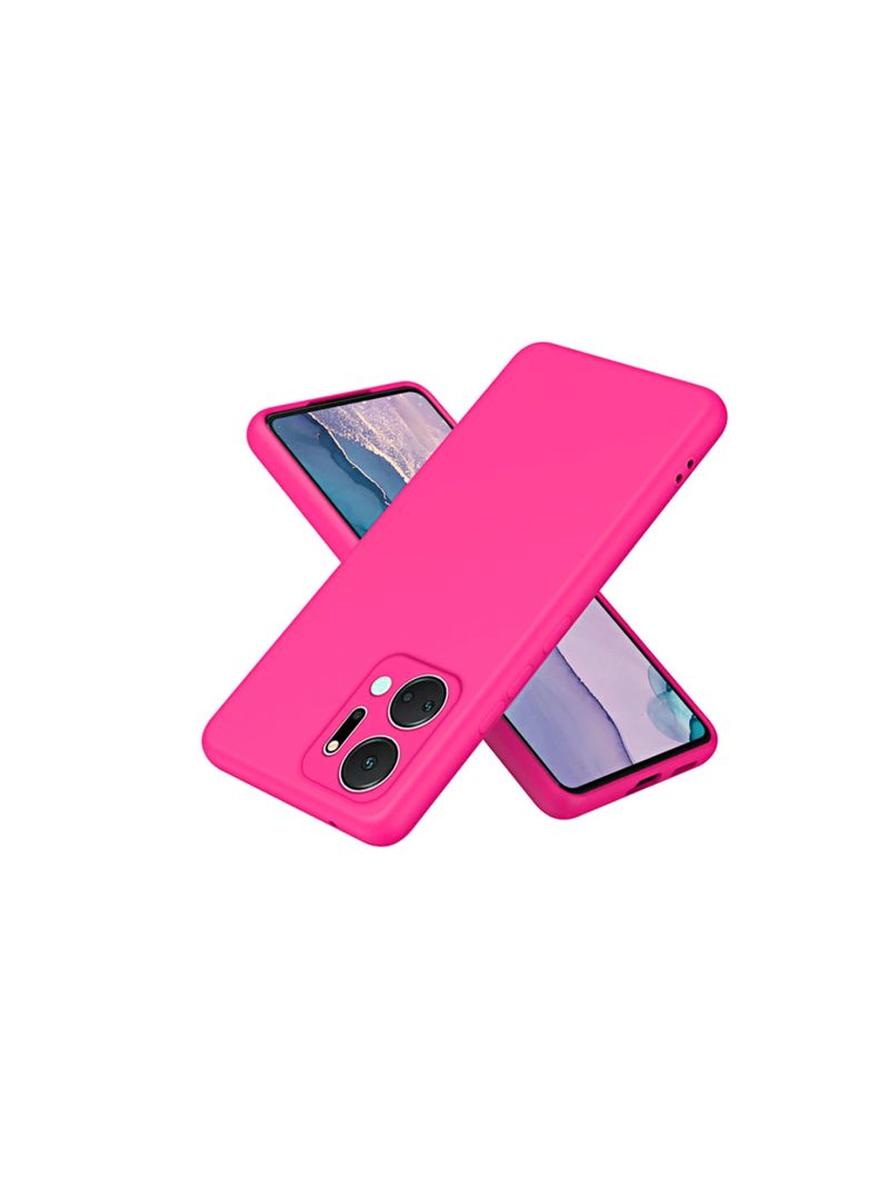 Carcasa Compatible Con Honor X7A Goma Fucsia