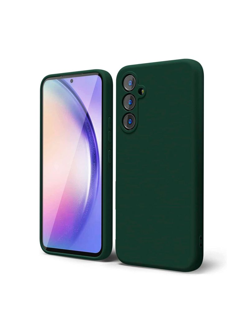 Carcasa Compatible Con Samsung A55 Goma Verde