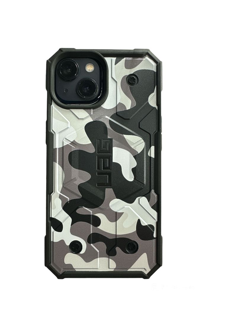 Carcasa UAG Antigolpes Para iPhone 15 Militar Blanco-0