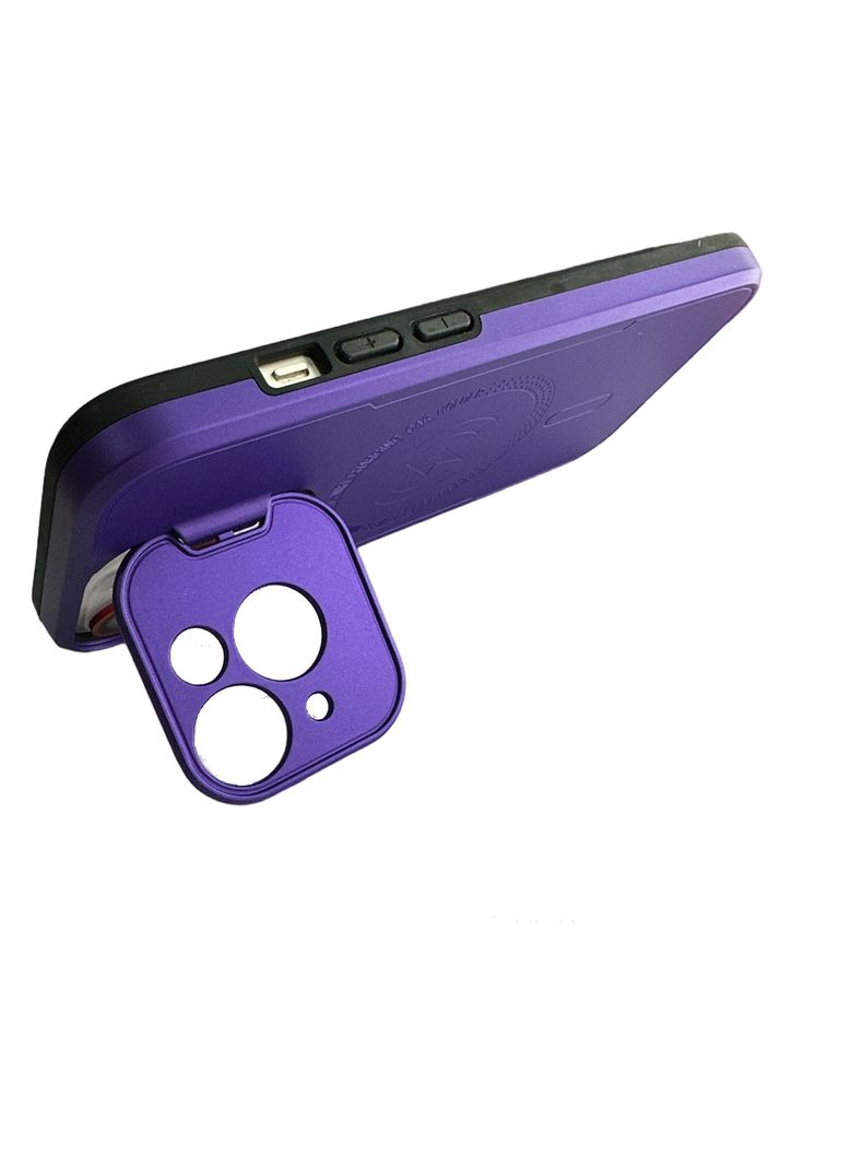 Carcasa Para iPhone 13 14 Magsafe Morado-2