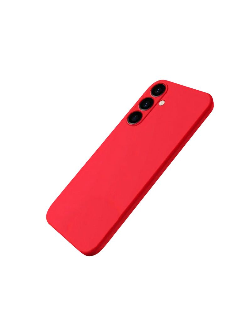 Carcasa Para Samsung S24 Goma Rojo-0