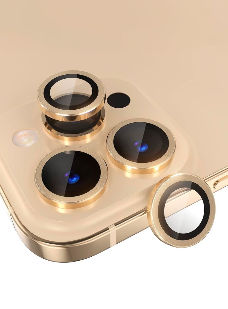Protector De Lente De Camara Para iPhone 15/15 Plus Lila-3