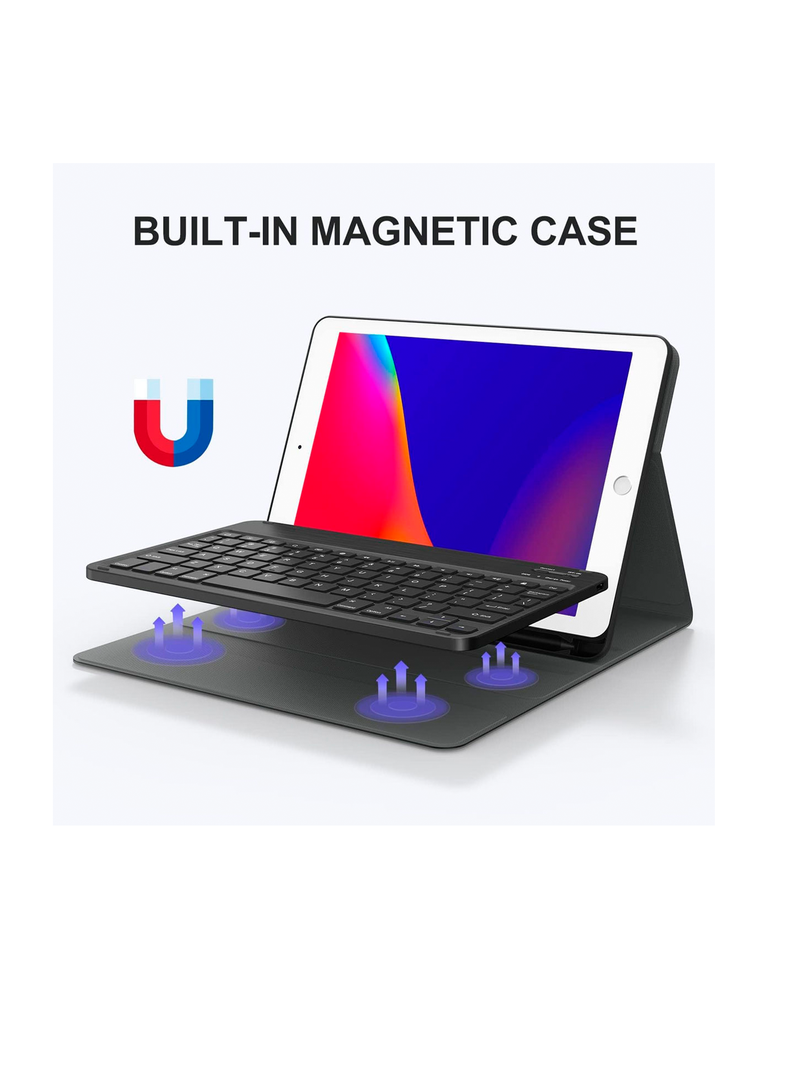 Funda Con Teclado Español Para iPad Air 11 6ta M2 2024-1