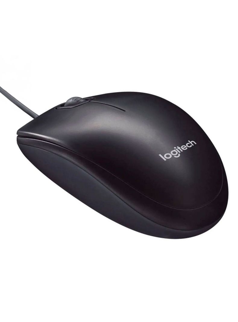 Mouse Optico Ergonómico Con Cable USB 1200dpi Logitech M90-2