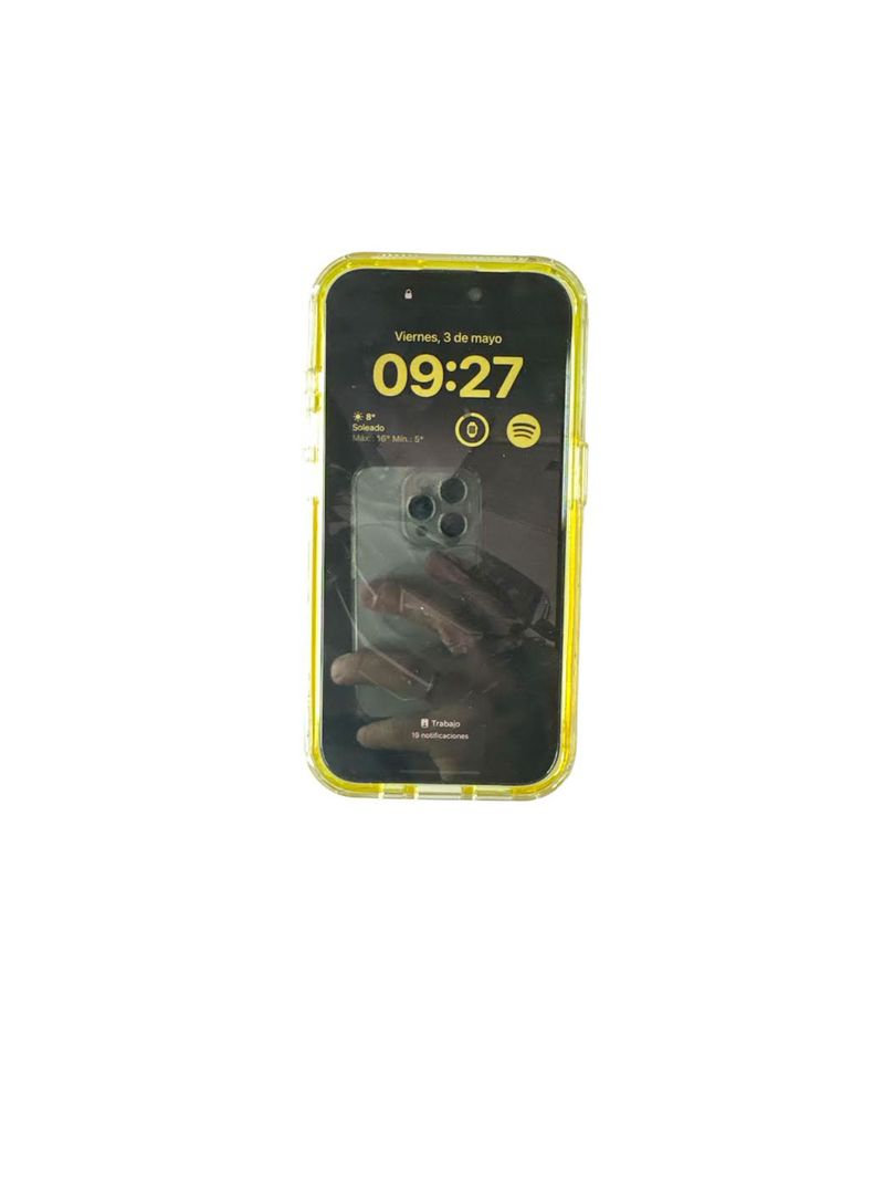 Carcasa Para iPhone 11 Antigolpes Space Amarillo-2