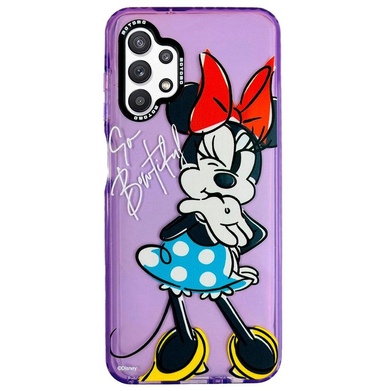 Carcasa Para Samsung S20 FE Diseño Disney Minnie Lila-0