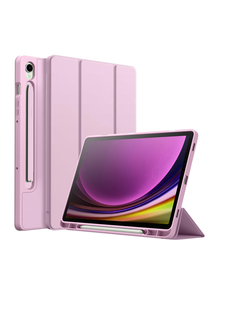 Fundas Smart Cover Para Samsung S9 Fe 10.9 Lila-0