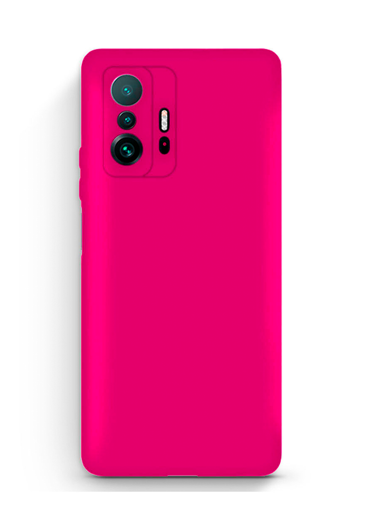 Carcasa Para Xiaomi Mi 11T Pro Goma Fucsia-0