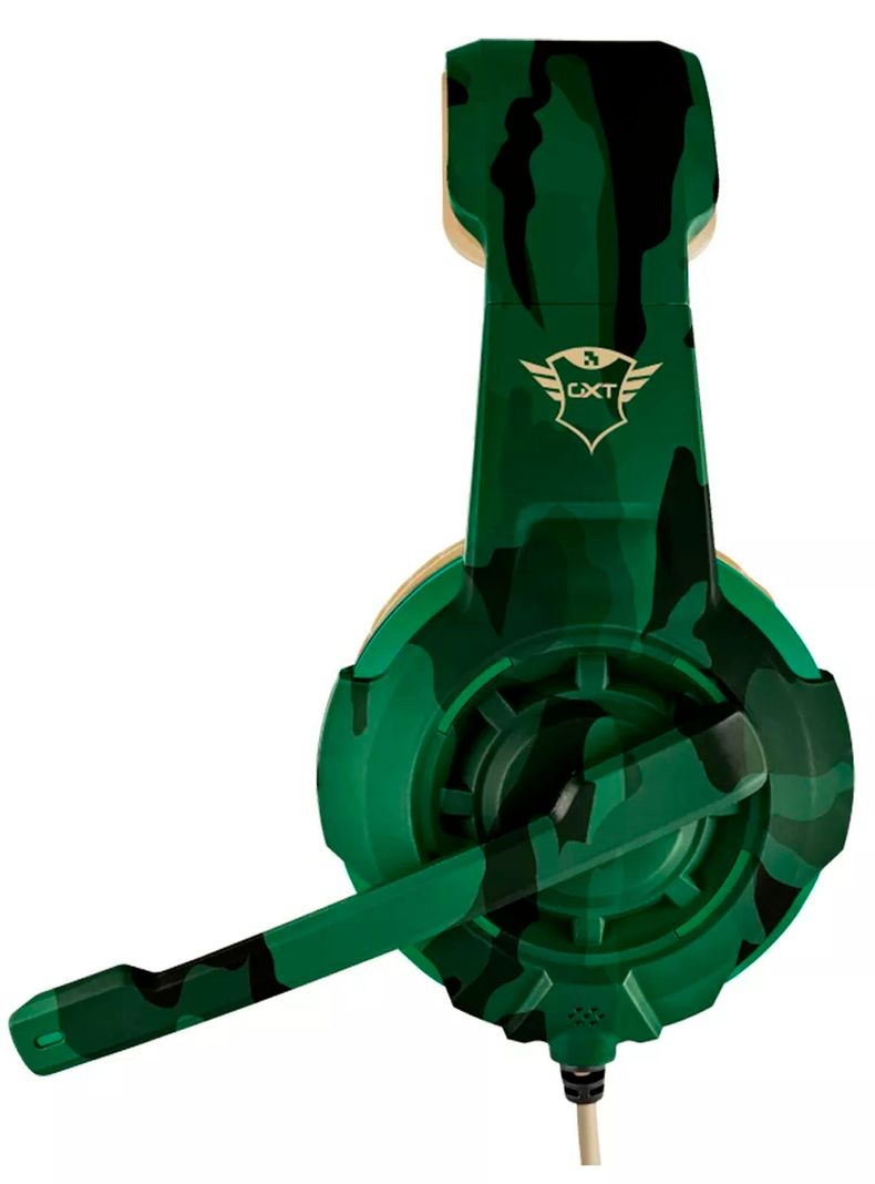 Audifono Gamer Con Microfono Trust Radiu Jungle Camo GXT310C-3