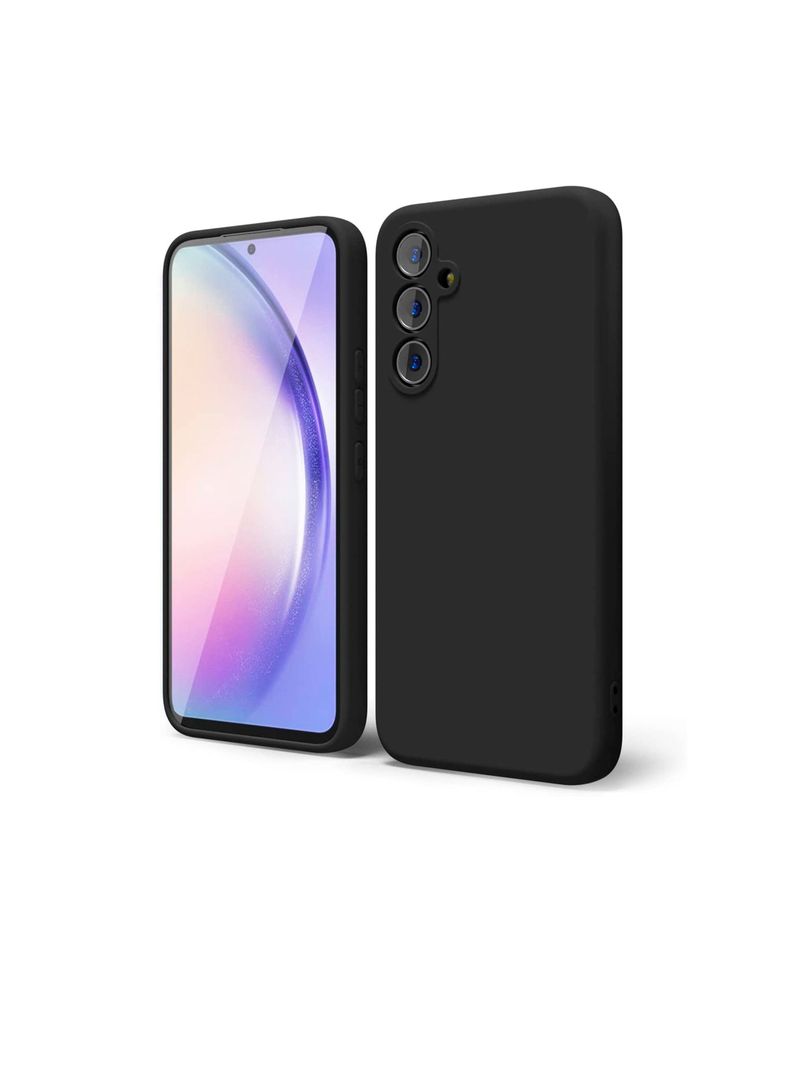 Carcasa Para Samsung A55 Goma Negro-0