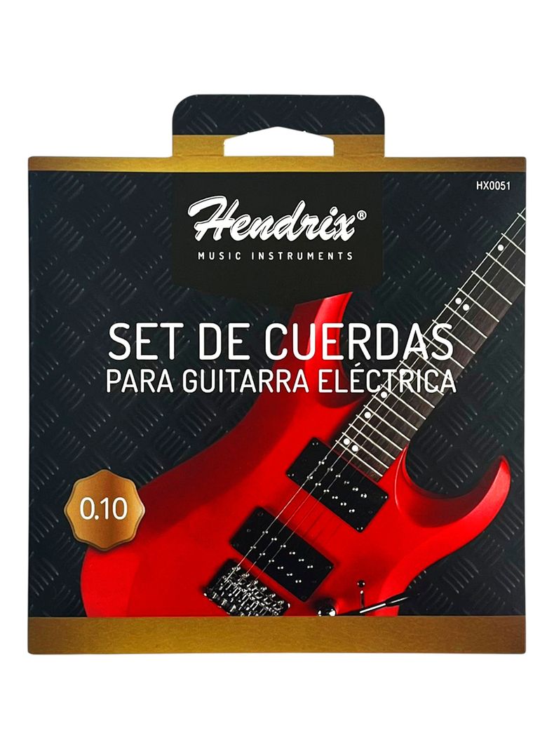 Set De Cuerdas Para Guitarra Electrica Metal Hendrix HX0051 Gris
