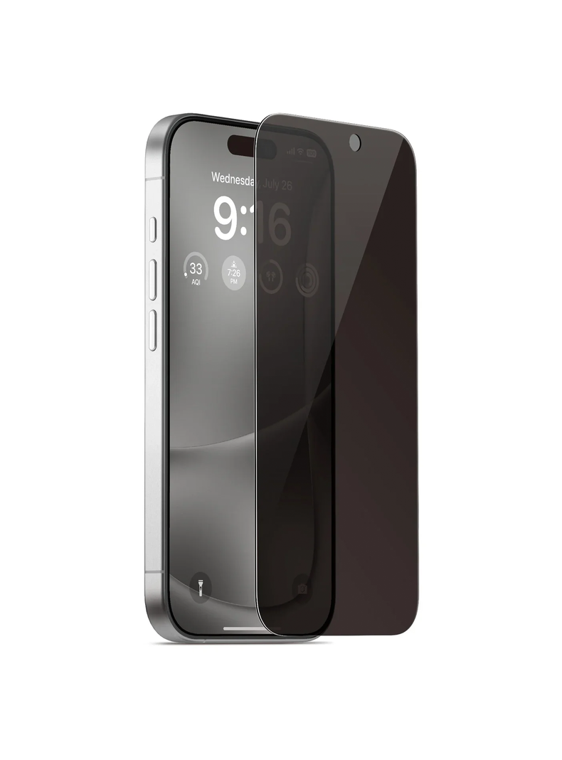 Lamina de Vidrio  Antiespia Para iPhone 16 Plus-0