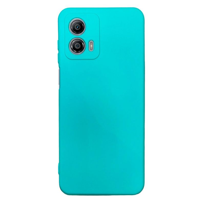 Carcasa Funda Para Motorola G53 Goma  Turquesa-0