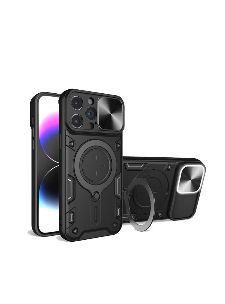 Carcasa Tipo Armor Para iPhone 15 Plus Negro-0
