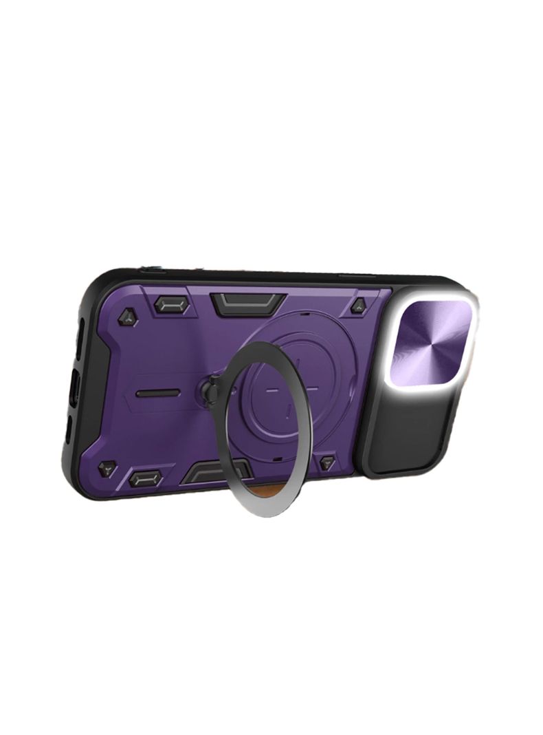 Carcasa Tipo Armor Para iPhone 15 Plus Negro-4