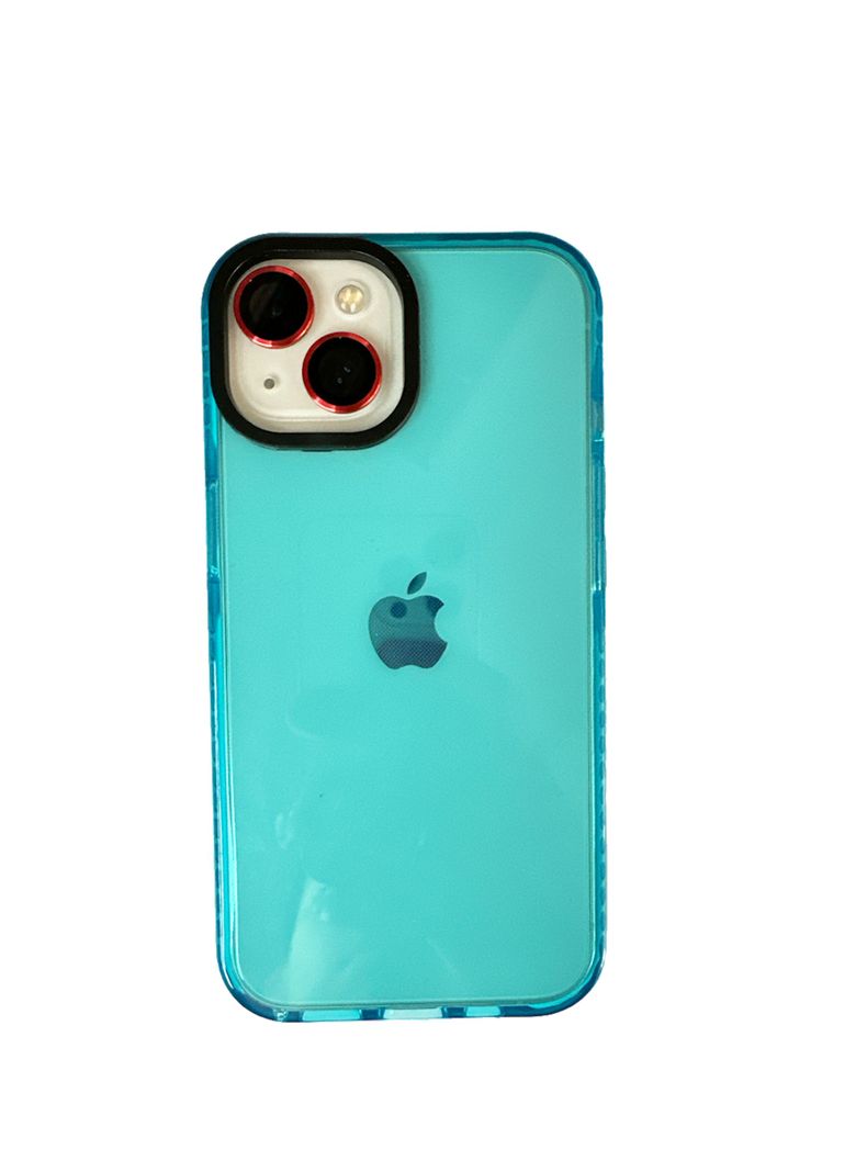 Carcasa Para iPhone 15 Pro Max Fluor Celeste-0