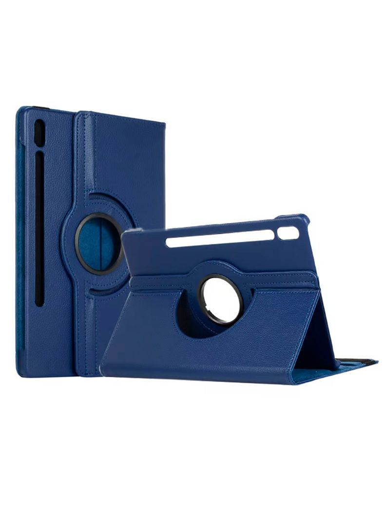 Carcasa Giratoria Para Samsung S9 Fe De 10.9 Pulgadas Azul-0