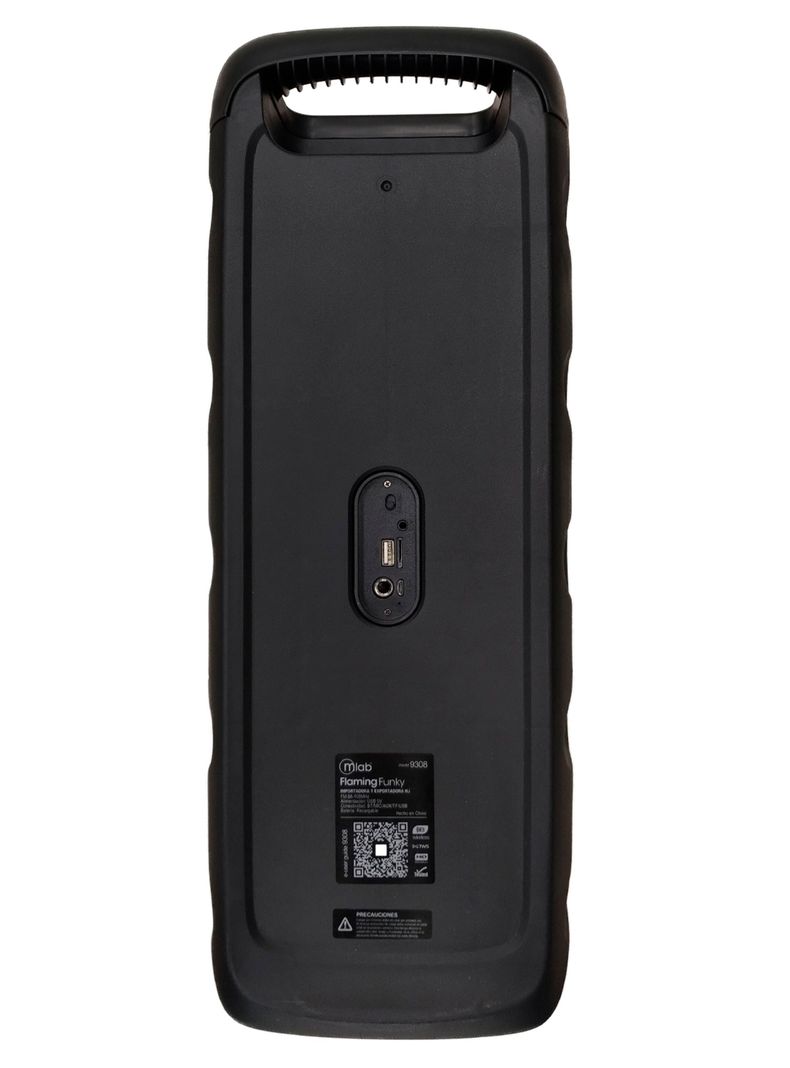 Parlante Inalámbrico Bluetooth USB Radio Funky Negro-3