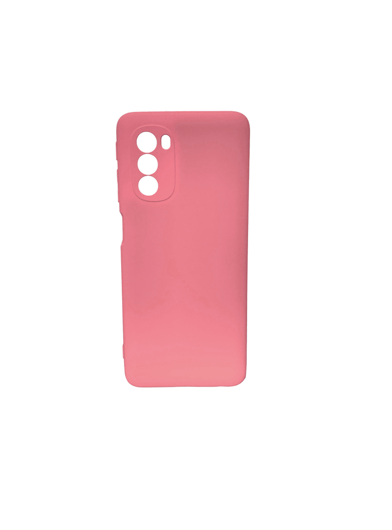 Carcasa Para Motorola G51 Goma Color Rosado-0