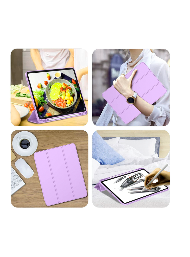 Funda SmartCover Para iPad 11 / iPad 11 Pro Con Ranura Lila-2