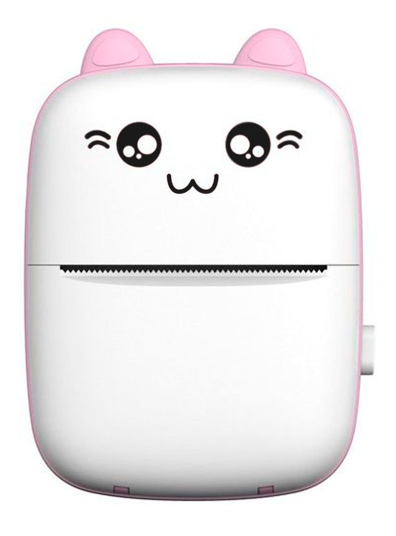 Impresora Termica Portatil Bluetooth Bateria Recargable Rosa-0