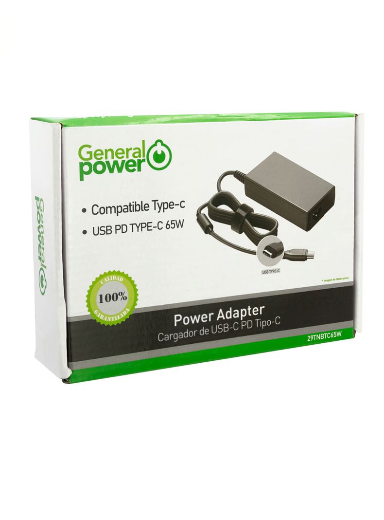Cargador Universal Para Notebook Lenovo Mackbook Tipo C 65W-1