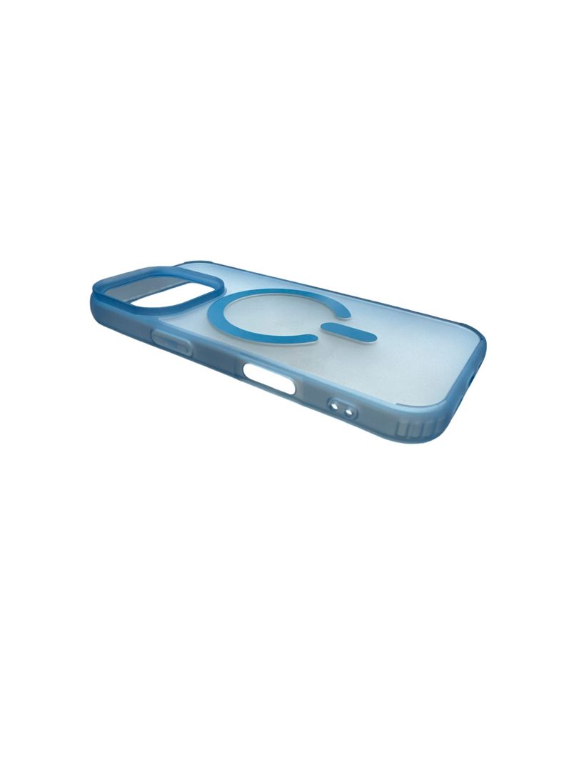 Carcasa Para iPhone 16 Pro Max Matte Magsafe Azul-2
